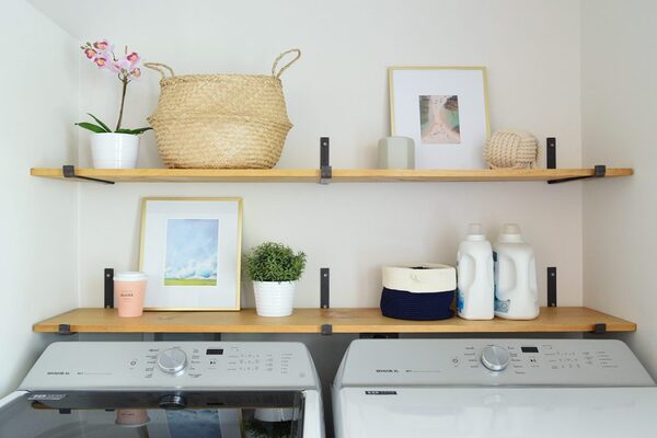 Laundry Room Shelves